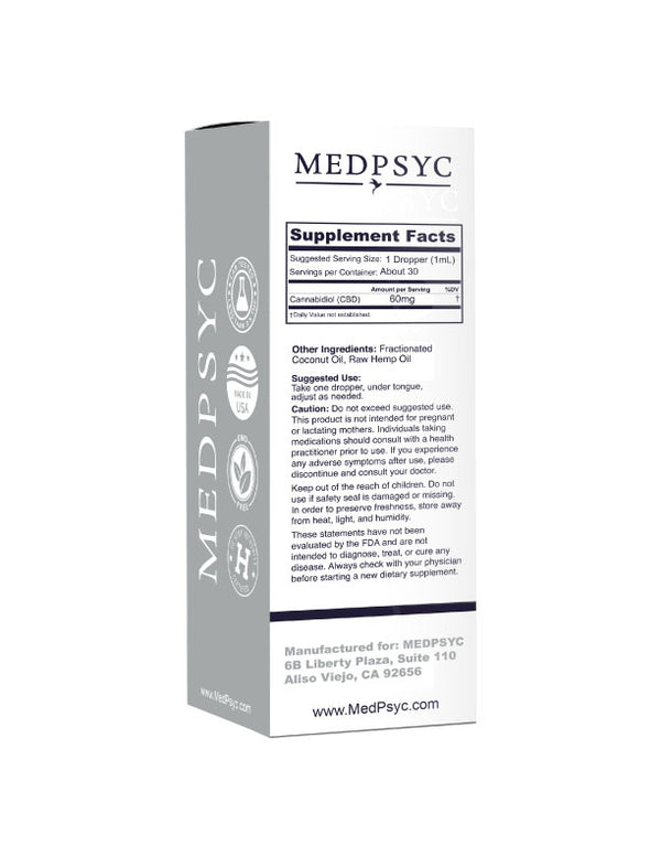 MEDPSYC CBD OIL 1800 mg