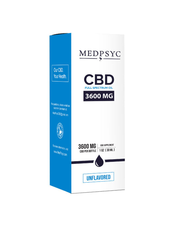 MEDPSYC CBD OIL 3600 mg