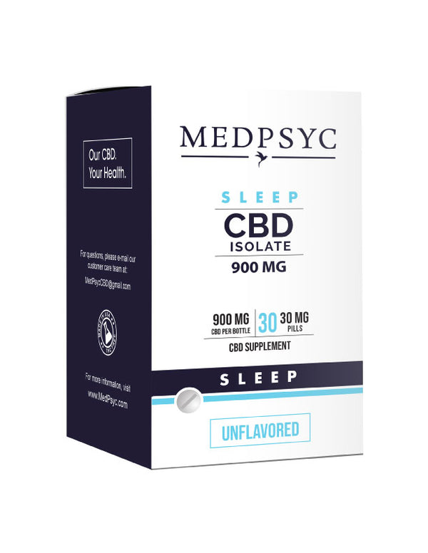 MEDPSYC CBD SLEEP PRESSED PILLS 900 mg